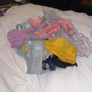 10 pairs of used PINK Victoria Secret panties